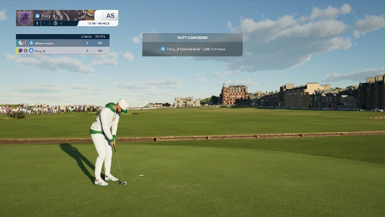 Choking the Front Nine 1v1 at St Andrews!