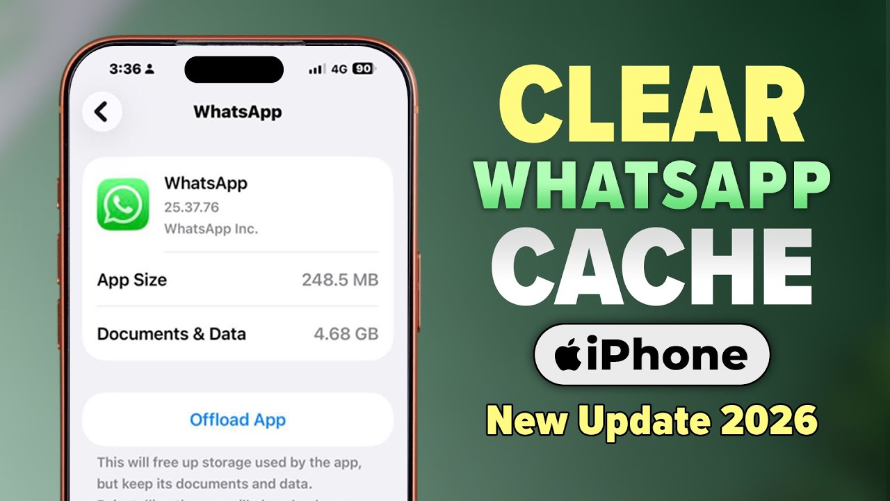 How to Clear WhatsApp Cache on iPhone in 2026!