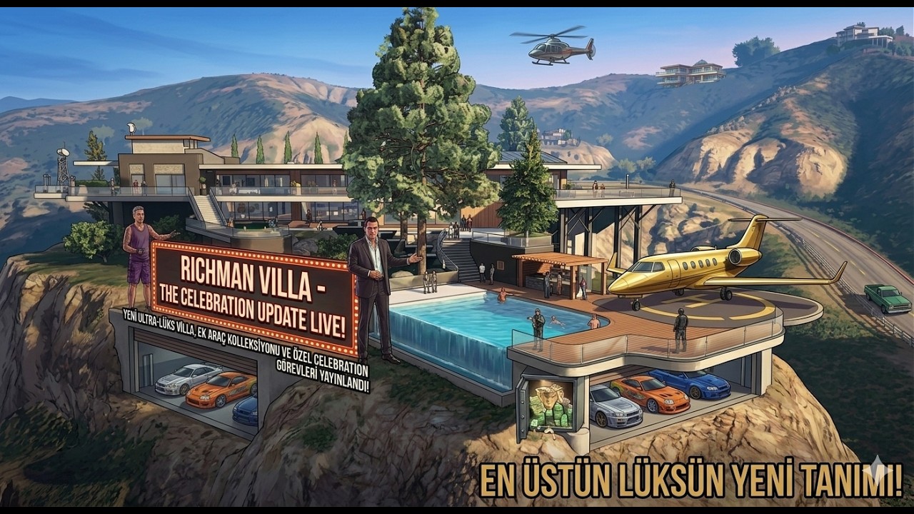 MICHEAL GERİ DÖNDÜ / GTA ONLINE / A SAFEHOUSE IN THE HILLS GÜNCELLEMESİ
