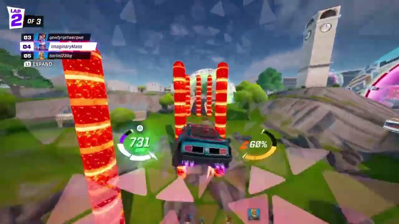 Fortnite Ranked Rocket Racing Elite Imaginary Mass 16th