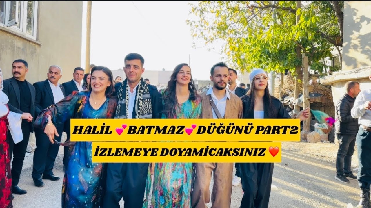 HALİL BATMAZ DÜĞÜNÜ PART2 Abone olmayı unutmayın iyi seyirler 
