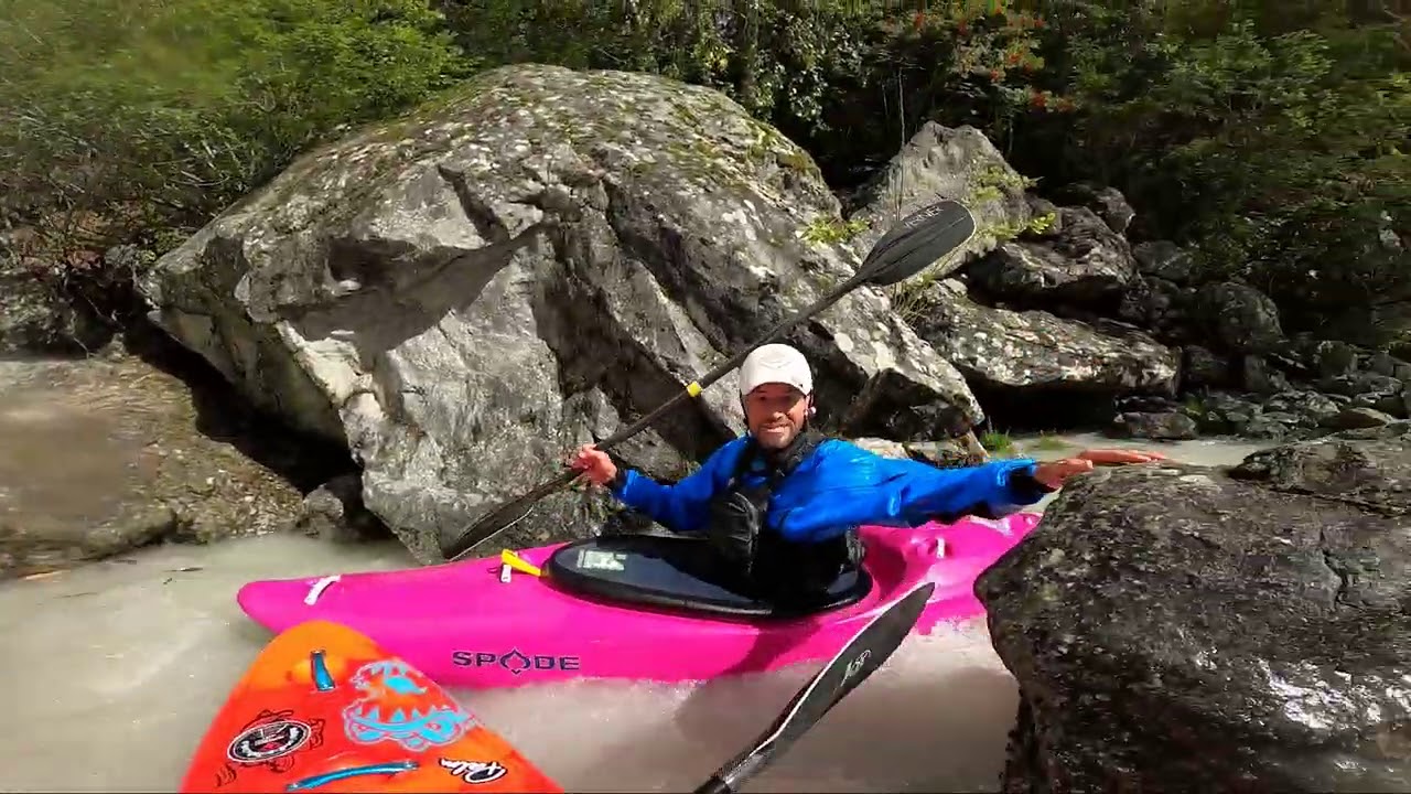 Kayaking on the Inn river