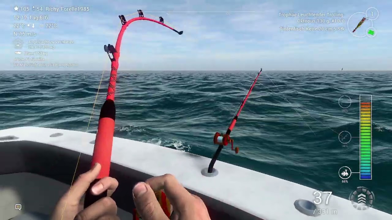Fishing Planet einzigartiger gestreifter Marlin Trolling