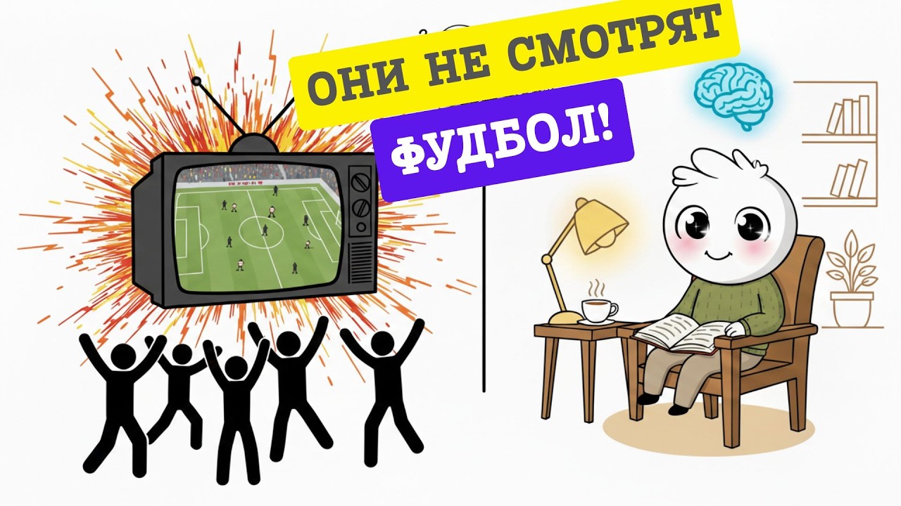 Почему вам СКУЧНО смотреть футбол? Психология «не-фаната»