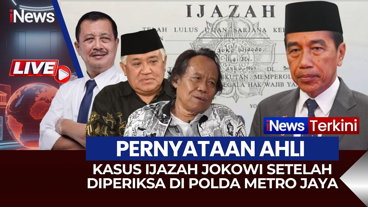 🔴LIVE PERNYATAAN AHLI KASUS IJAZAH JOKOWI SETELAH DIPERIKSA POLDA METRO JAYA | 12/02