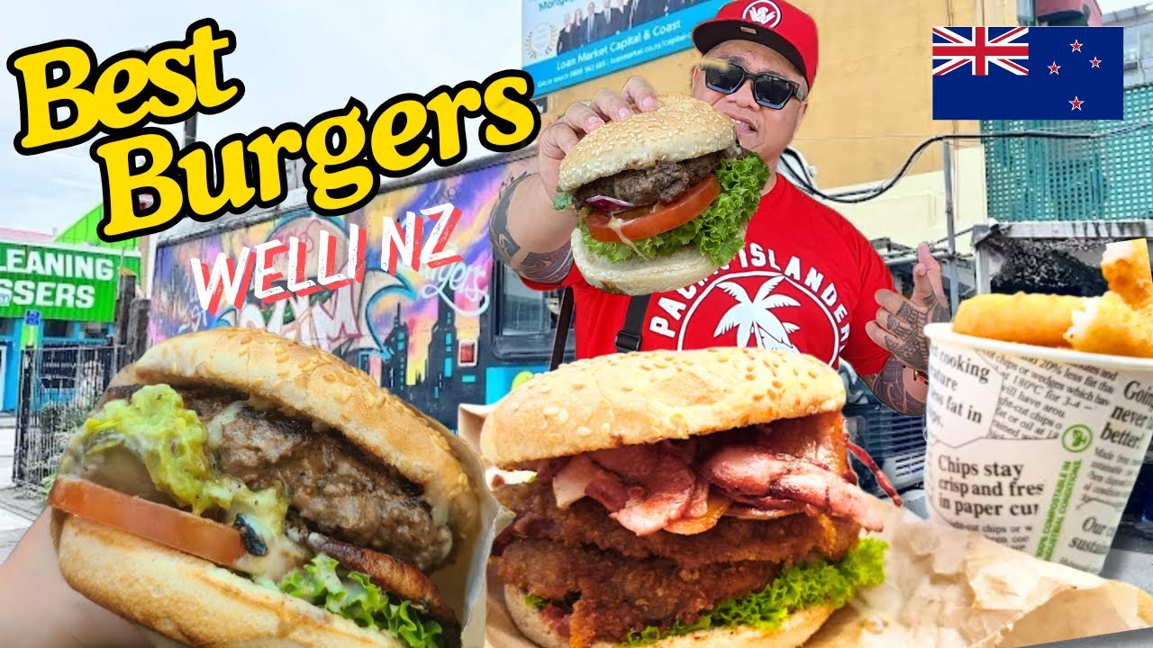 Best Burgers in Welli #burger #wellingtonnz #polytube #nzvlog #bestburgers