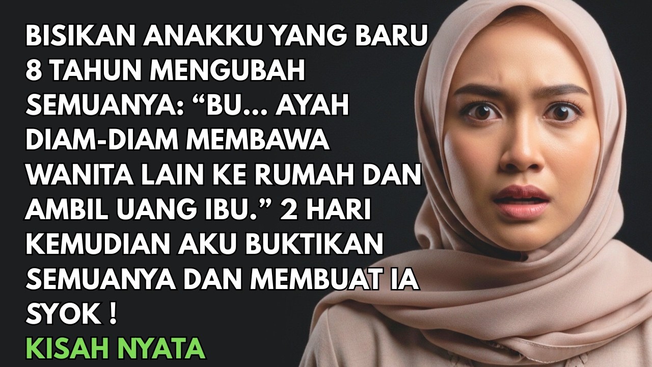 BISIKAN ANAKKU MENGUBAH SEMUANYA “BU AYAH DIAM-DIAM MEMBAWA WANITA LAIN KE RUMAH DAN AMBIL UANG IBU”