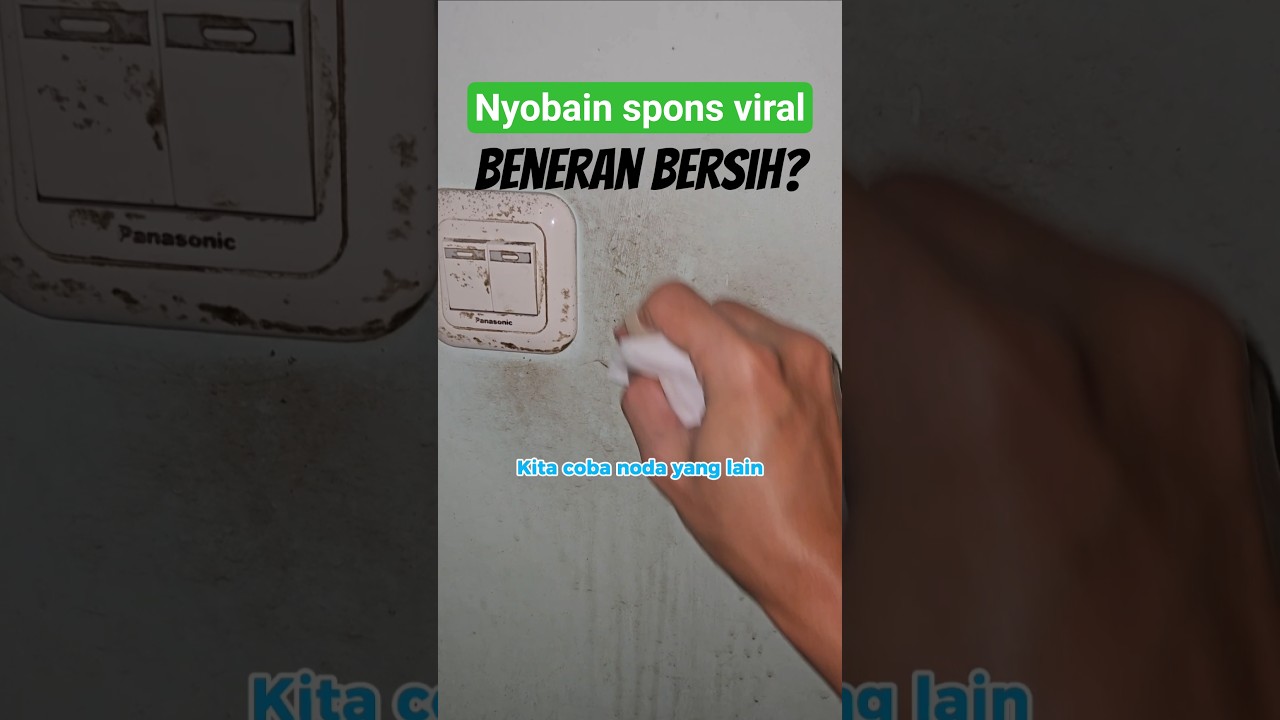 Nyobain magic sponge viral, beneran bisa bersih ga?