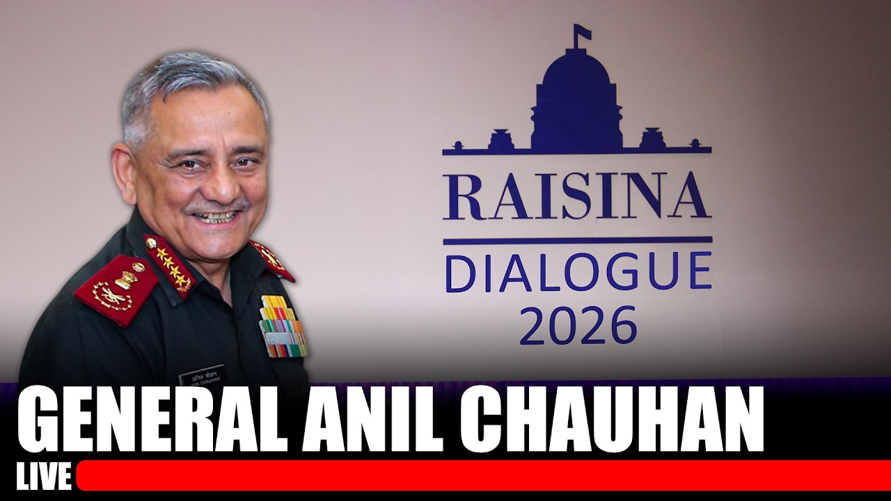 LIVE: Raisina Dialogue 2026 | Power, Autonomy, and Energy in Data-Centre Age | CDS Gen Anil Chauhan
