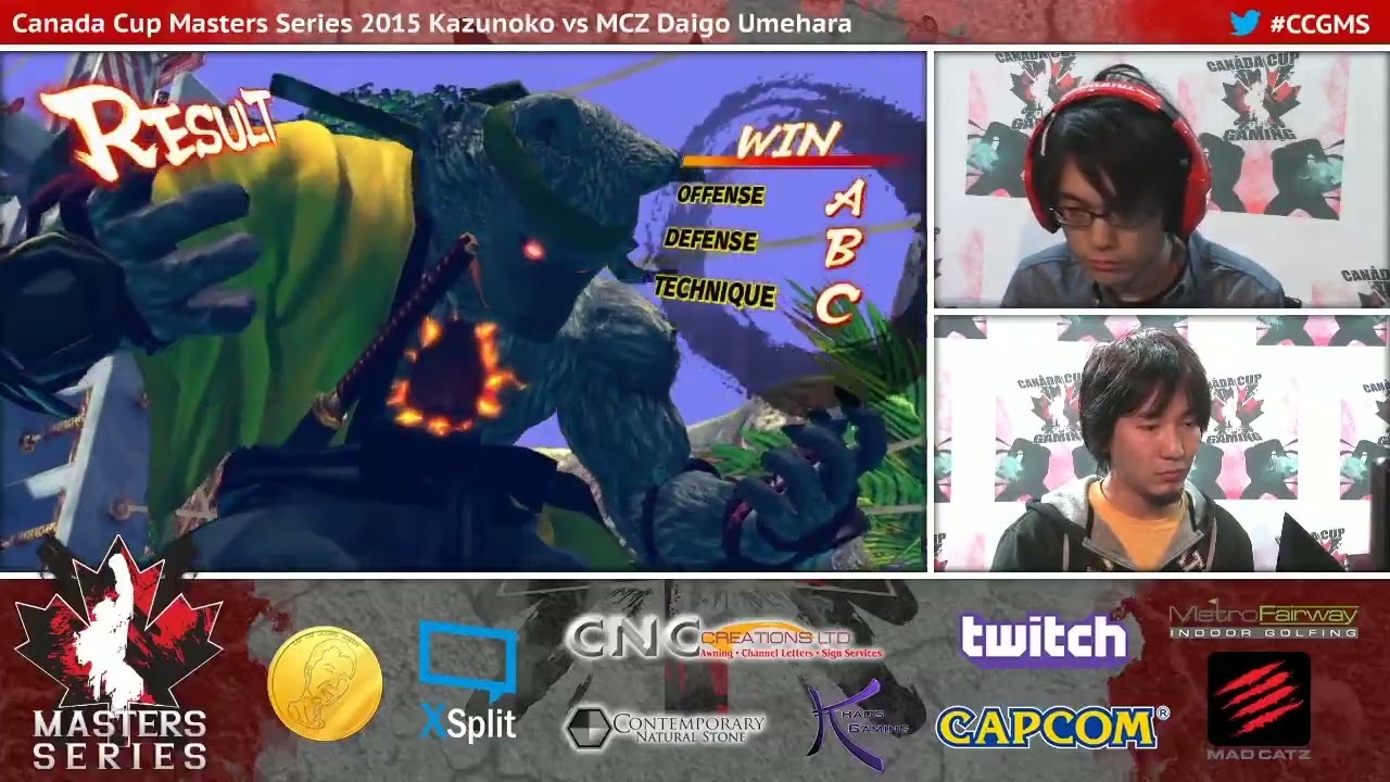 USFIV かずのこ vs MCZ 梅原大吾 カナダカップ マスターシリーズ