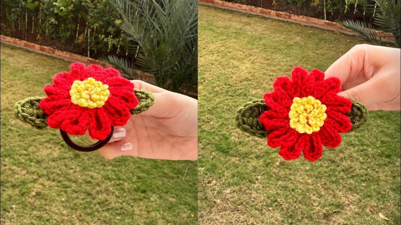 حياكة كروشية اكسسوارات شعر crochet hair accessories 