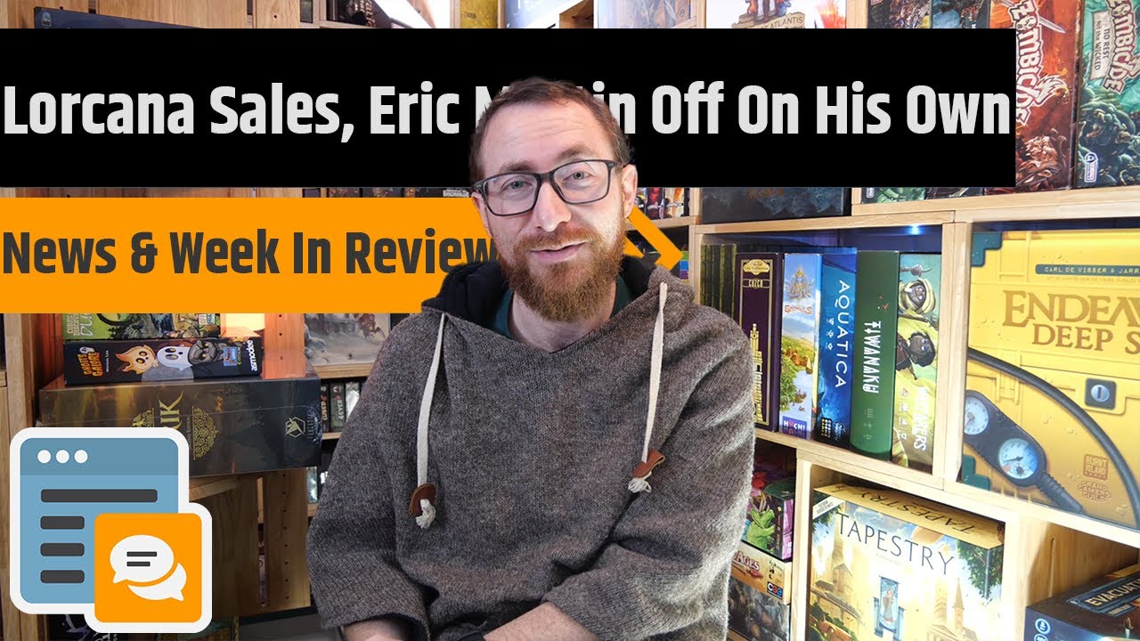 News & Week In Review - Eric Martin Off On His Own, Lorcana Sales, Some Responses & More!!!