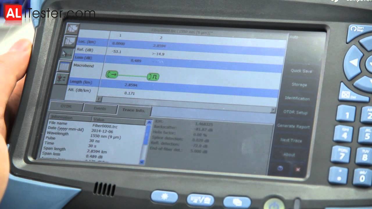 How to use the EXFO FTB-1-720 OTDR to Test The Fiber Optic Cable