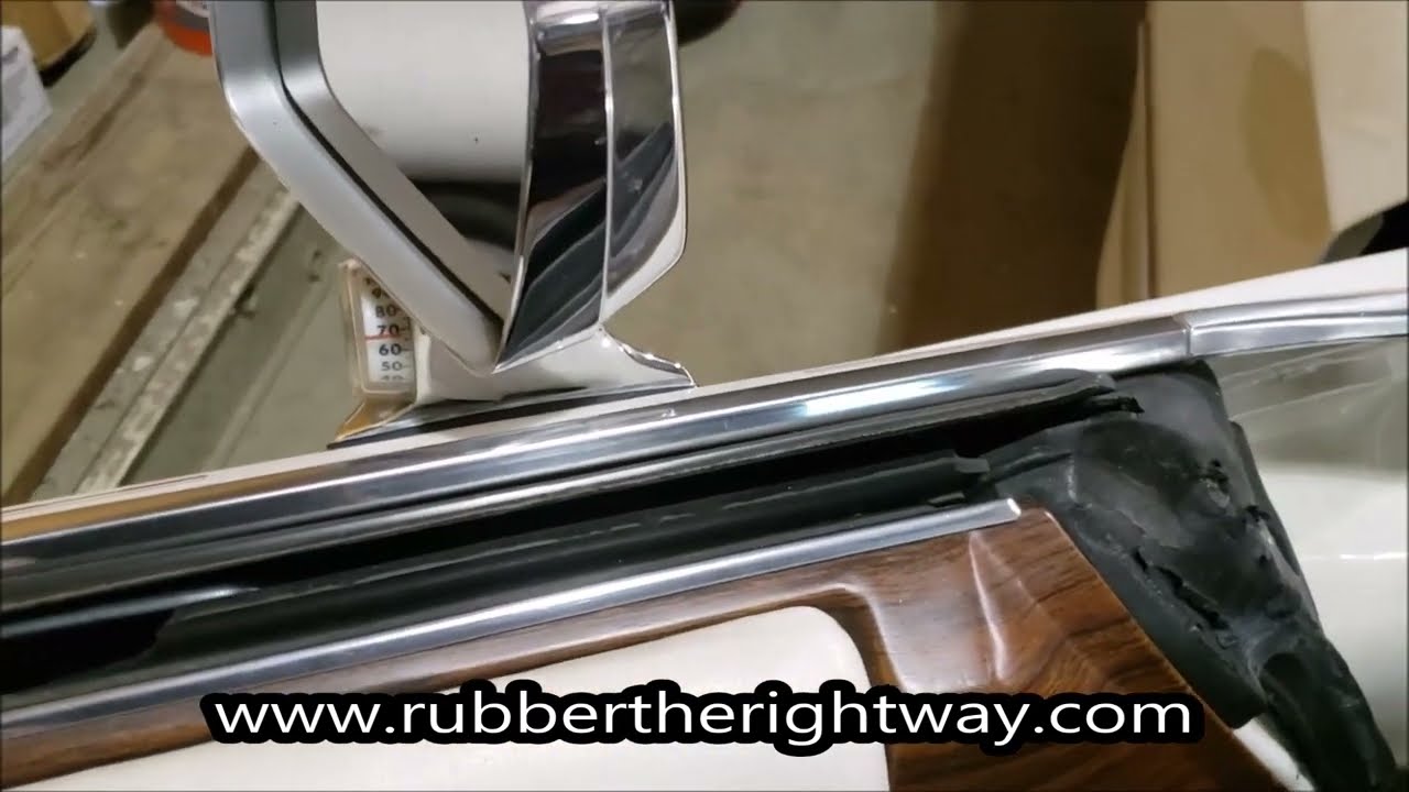 1976 Cadillac door weather strip replacement