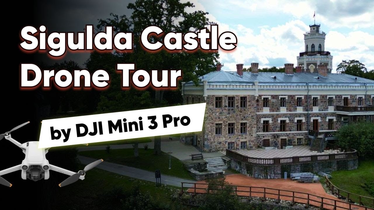 Sigulda Castle Drone Tour in 4K | Latvia Aerial Views with Relaxing Music