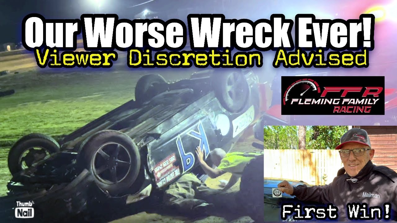 We FLIPPED, We WON , We went UNCONSCIOUS at Hattiesburg Speedway!