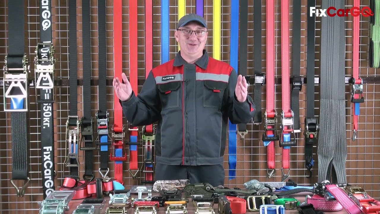 Стяжные ремни для крепления груза: какие они бывают?