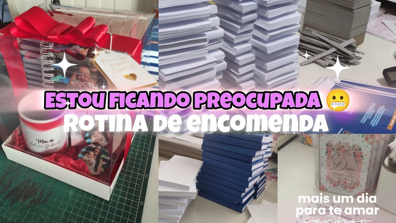 FINALIZEI 10 CADERNOS | PREOCUPADA COM O PRAZO
