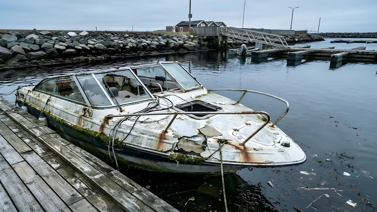 Man Turns Old Boat into a  $15,000 Luxury Yacht. By @frengen_engineering