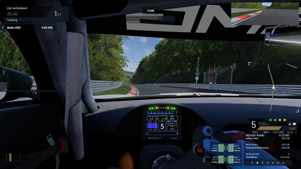 1 Project Motor Racing , AMG Test auf Nordschleife -