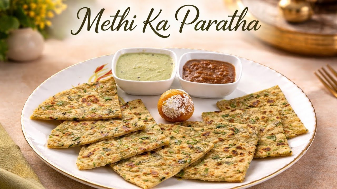 मेथी के पराठा#trending #recipe #food #cooking #healthy #methikaparatha #foodie #easyrecipe #homemade