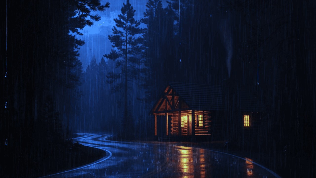 Cozy Sounds of Rain│Rain on Road│Deep Relaxation│Stress Relief