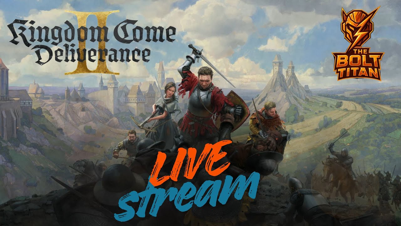 Kingdom Come Deliverance 2 – Part 2 Gameplay 🔥 RTX 4070 PC | Dual PC Streaming #KCD2 #PCGaming