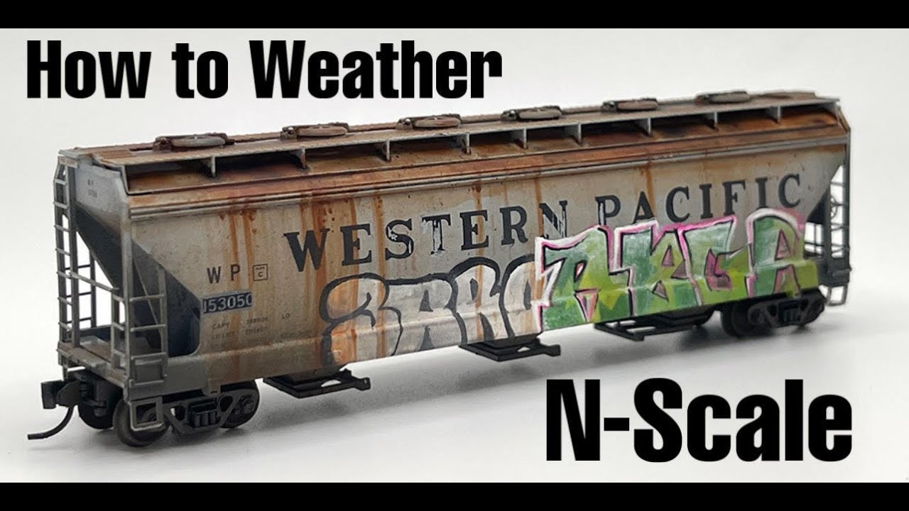 N Scale Weathering Techniques!