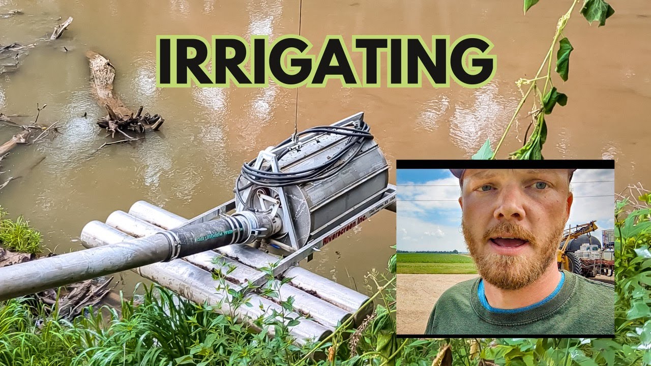 Irrigating Out of the River | Pumping Water On Soybeans