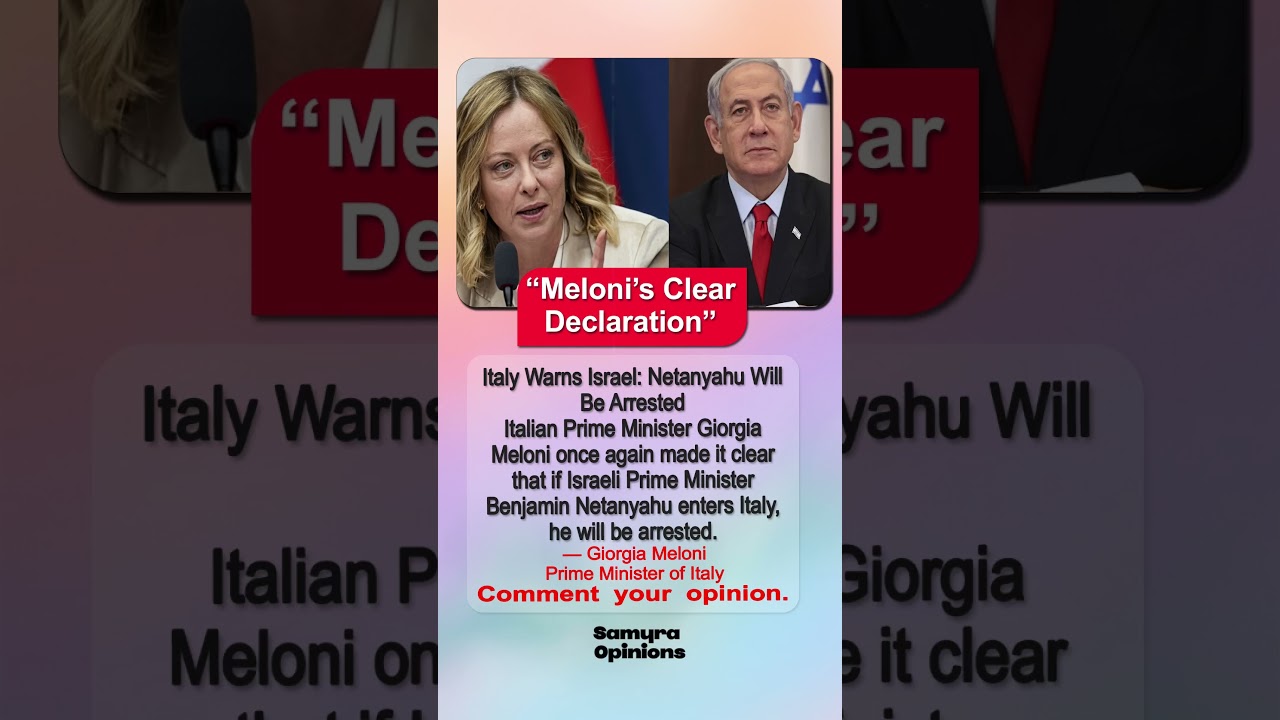 Could Netanyahu Face Arrest in Italy? ICC Debate Explained #geopolitics