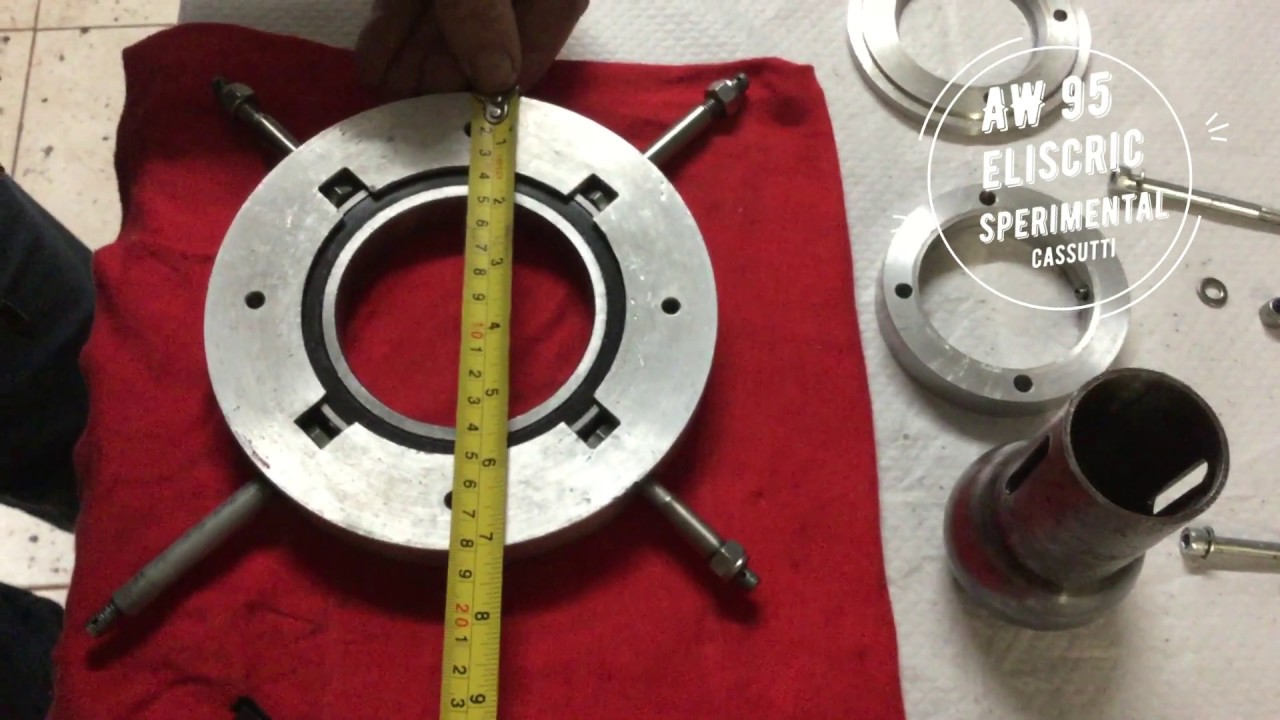 AW95 Elicottero sperimentale Eliscric  il piatto oscillante o SWASH PLATE   di Cassutti