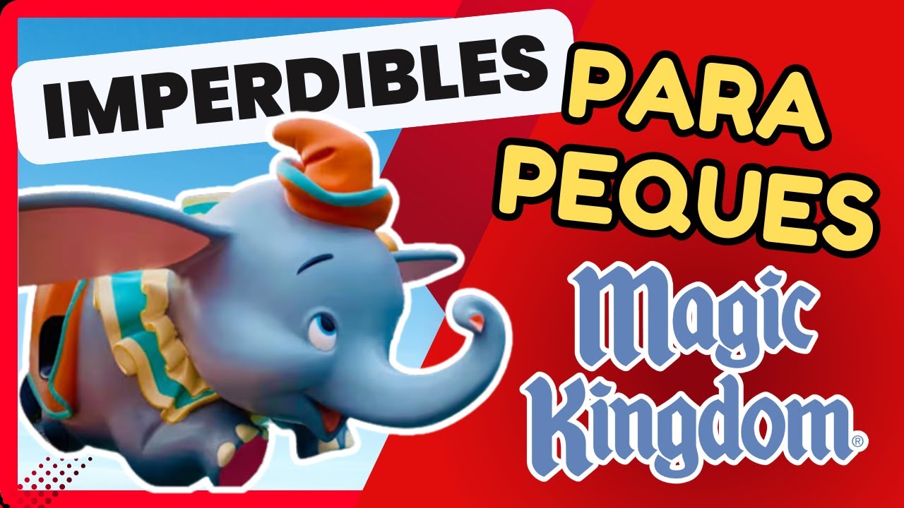 TOP 10 atracciones para NIÑOS pequeños y BEBÉS en MAGIC KINGDOM | Disney World Orlando 2026