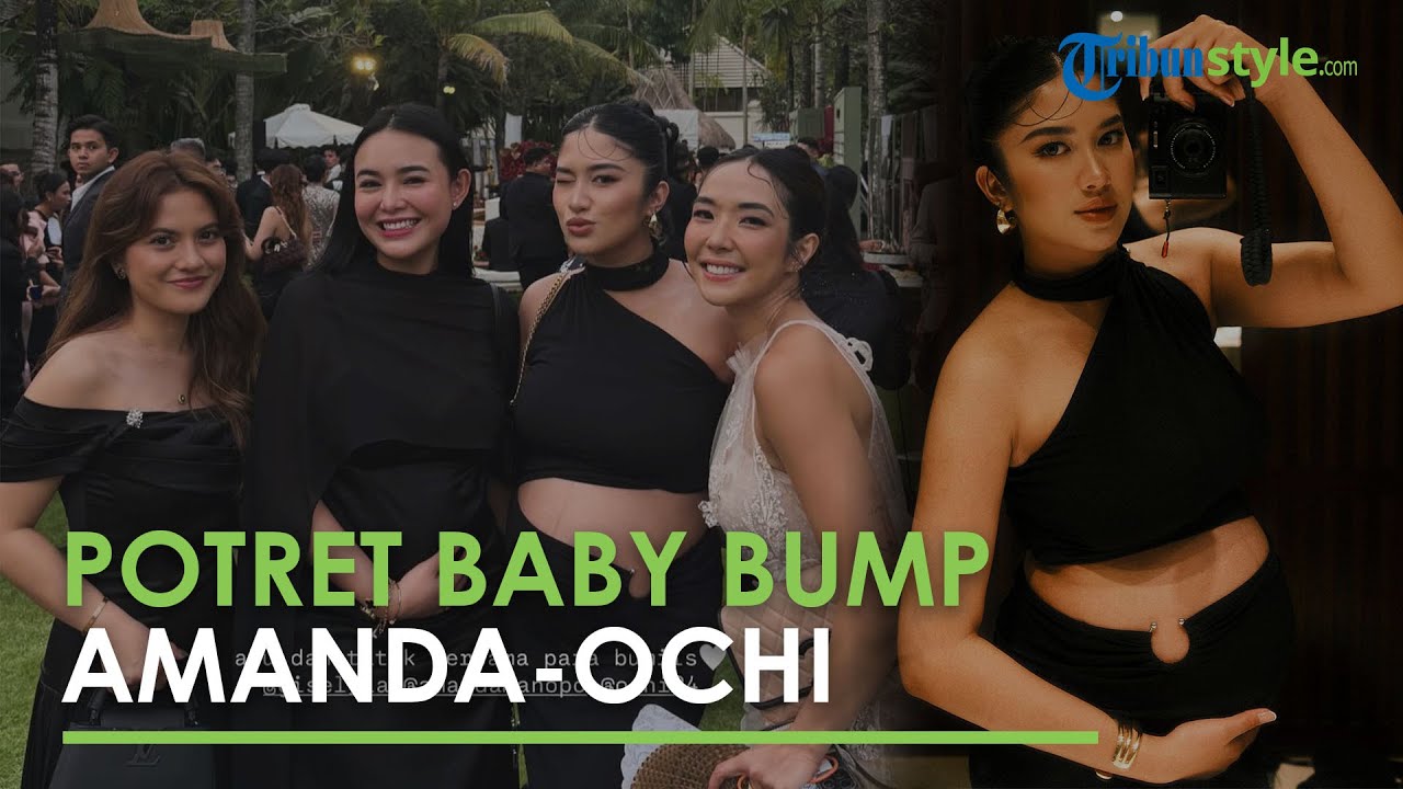 Hamil Besar! Amanda Manopo dan Ochi Rosdiana Tetap Anggun di Pernikahan Ranty Maria–Rayn Wijaya