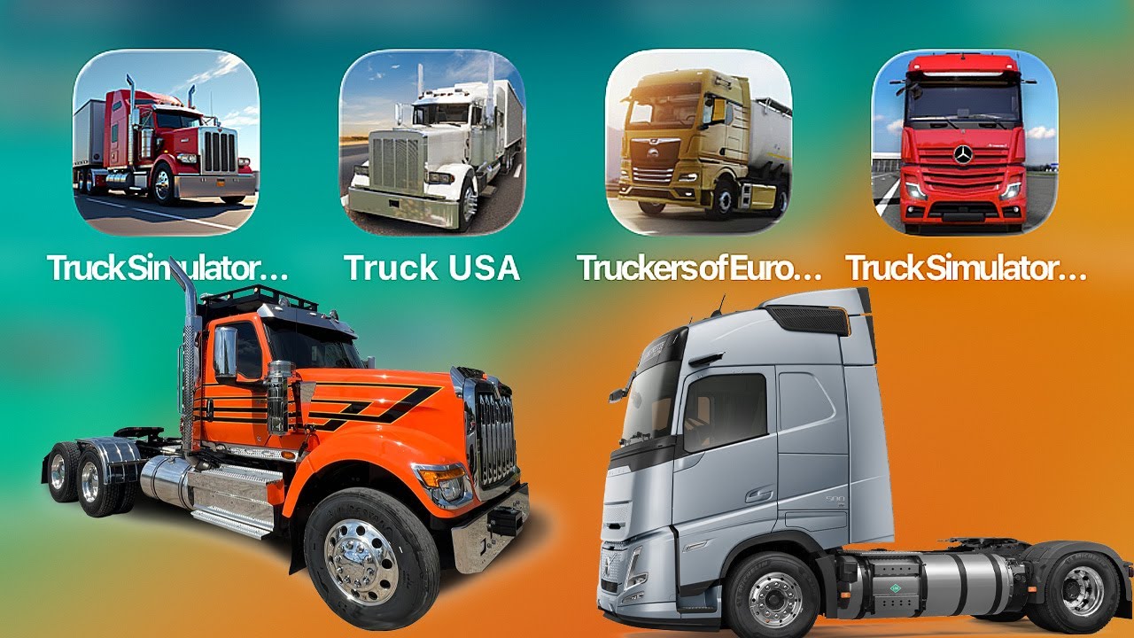 Truck Simulator BigRigs,Truck Simulator USA Revolution,Truckers of Europe 3,Truck Simulator Ultimate