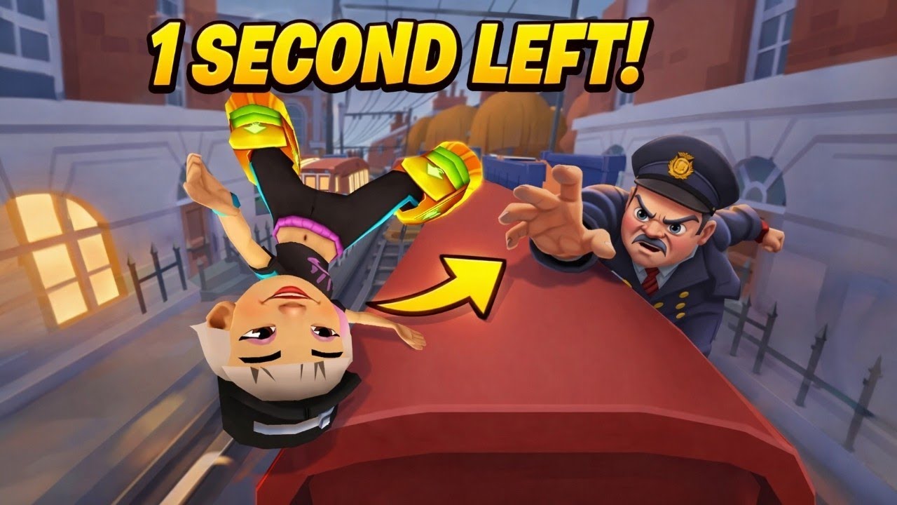 Subway Surfers London 🏃‍♂️ | 1 Second Left! 😱 Crazy Escape