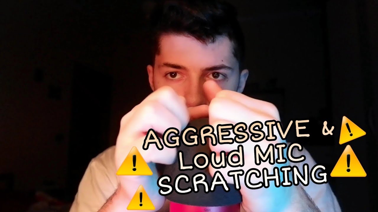 ASMR| These MIC SCRATCHING are too AGGRESSIVE   (loud/fast)