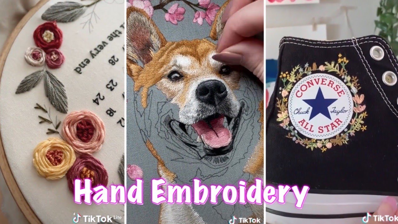 Hand Embroidery | Tik Tok Compilation