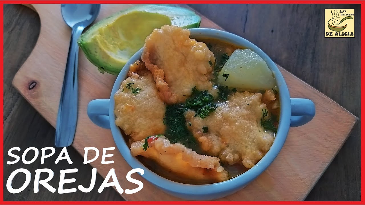 SOPA DE OREJITAS | SOPA DE TORREJAS