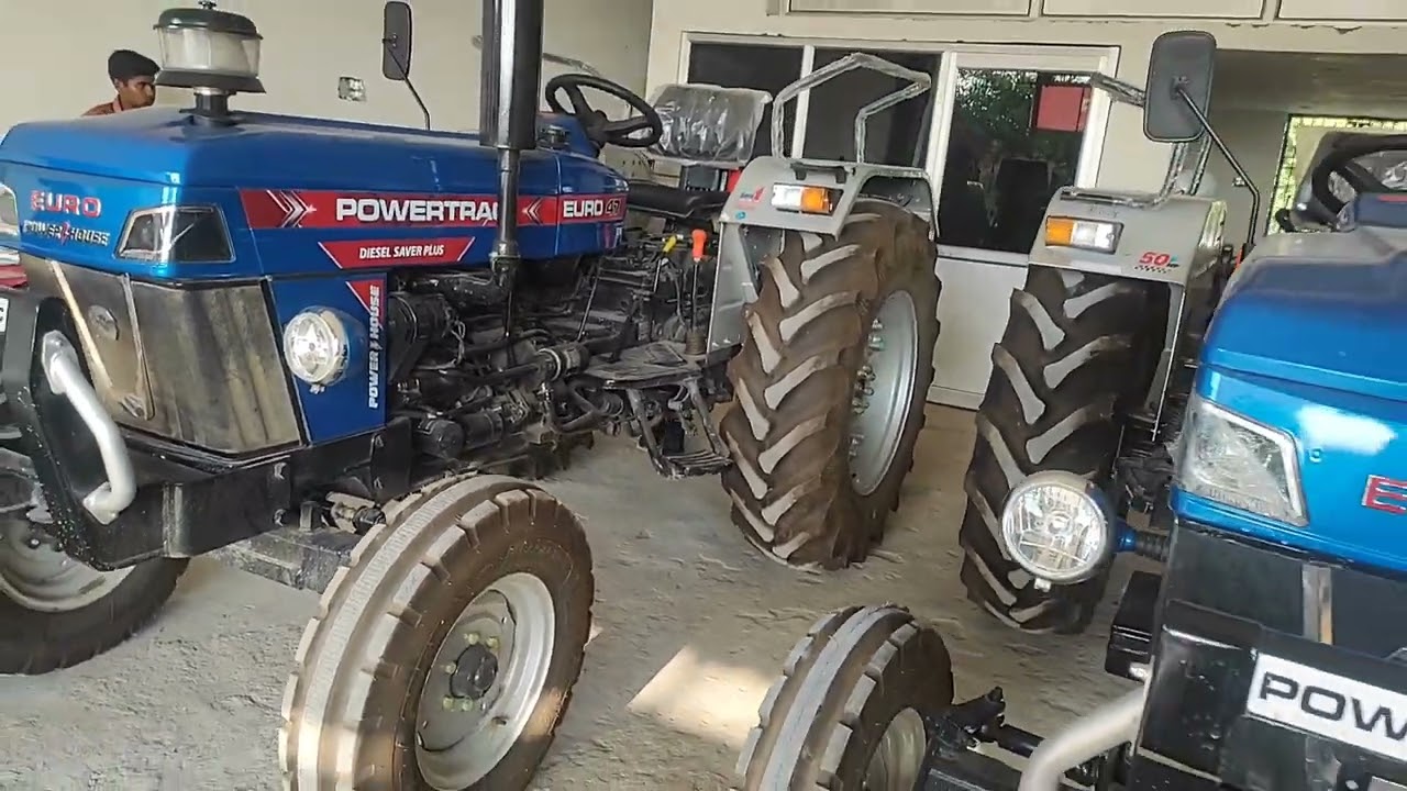 Powertrac EURO-47  power⚡house v/s EURO-50