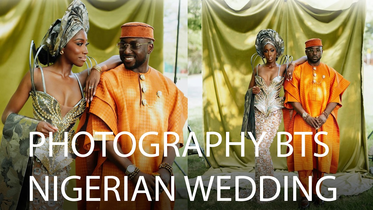Nigerian Wedding BTS Photography