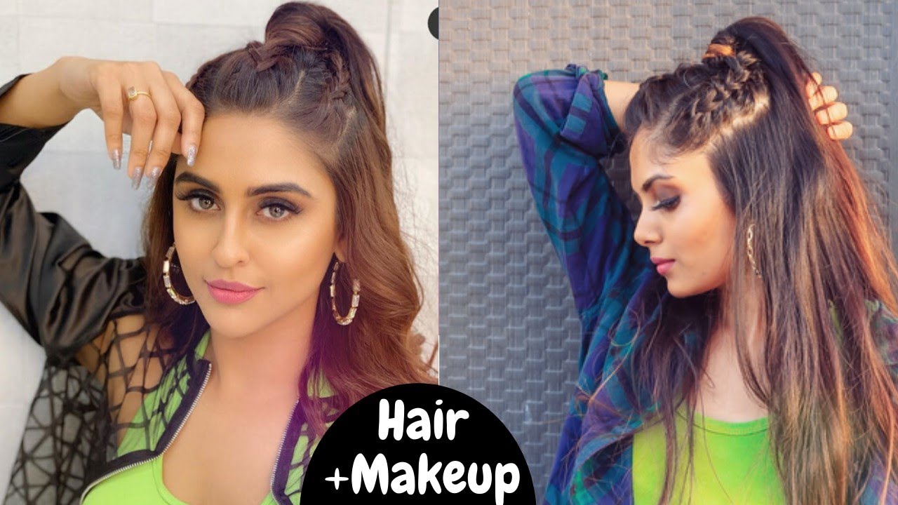 Hairstyle + Glam Makeup Look / krystle D'souza inspired Hair & Makeup