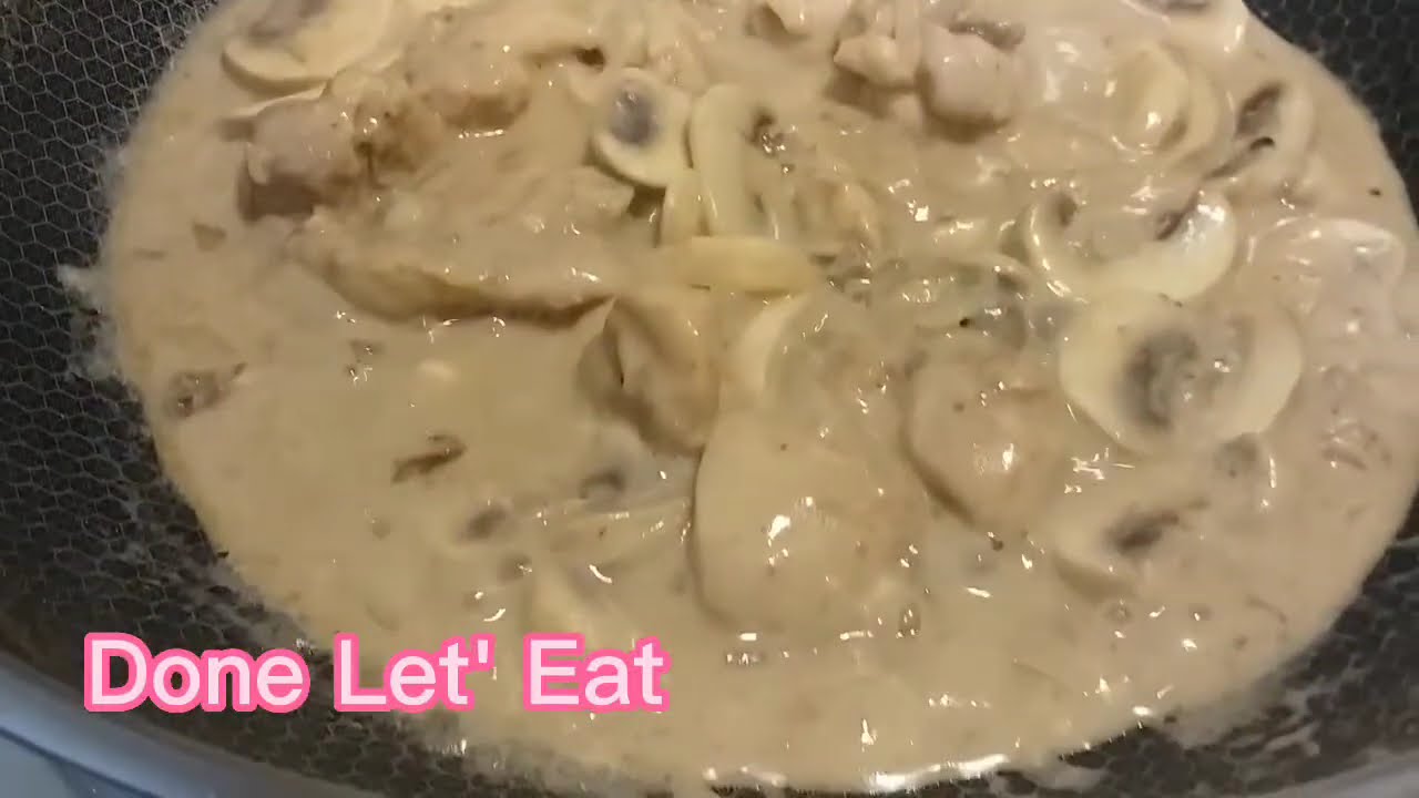 Easy to Cook- Chicken with creamy Mushroom