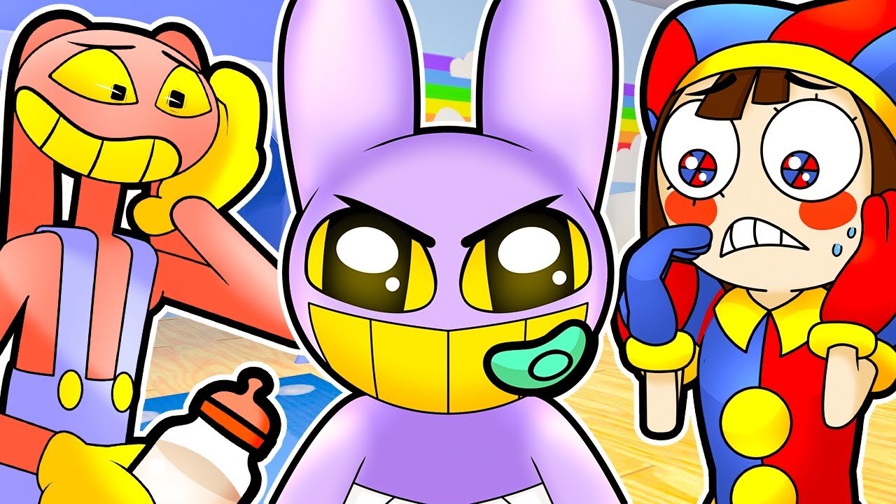 Pomni e Jax do Mal cuidaram do Baby Jax!