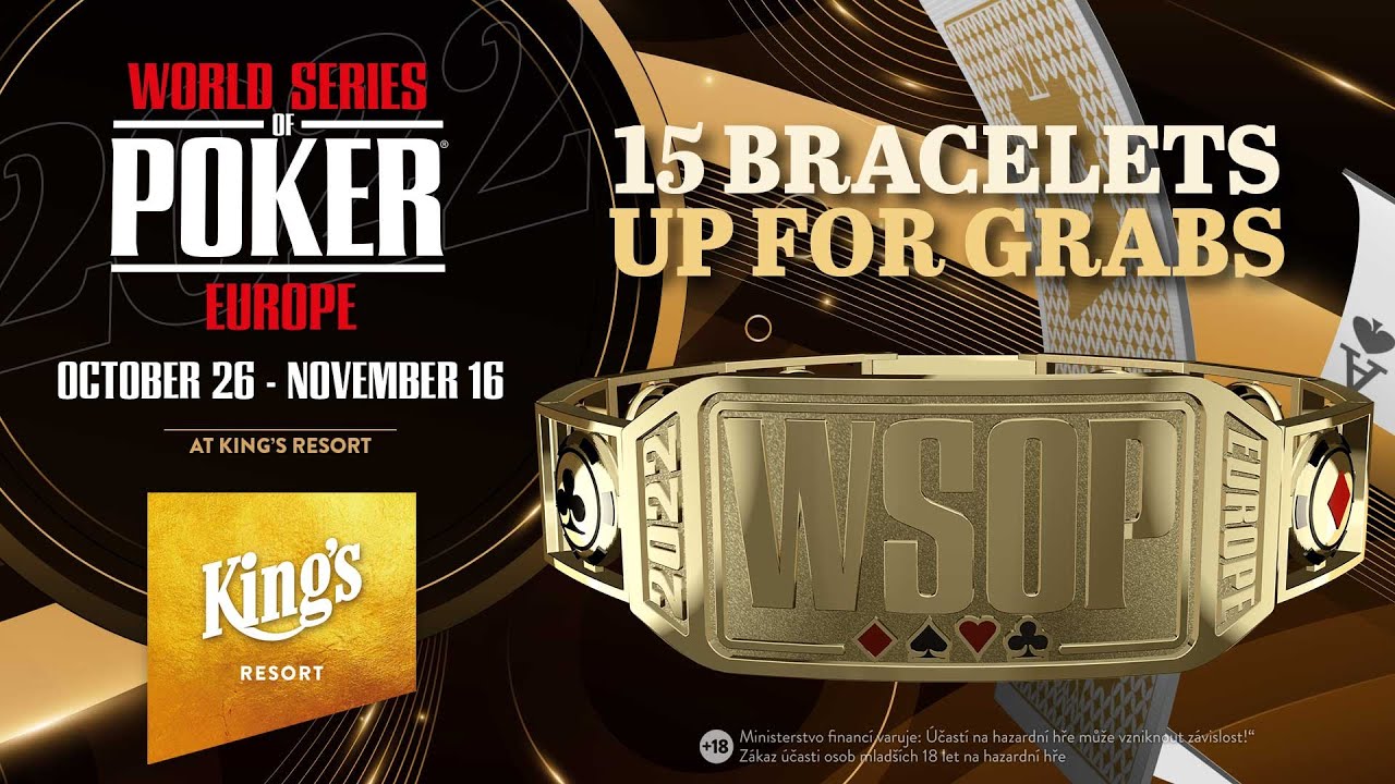 &diams;️&clubs;️&hearts;️&spades;️ 2022 WSOP Europe LIVE - &euro;350 NLH Opener Event Final Table!