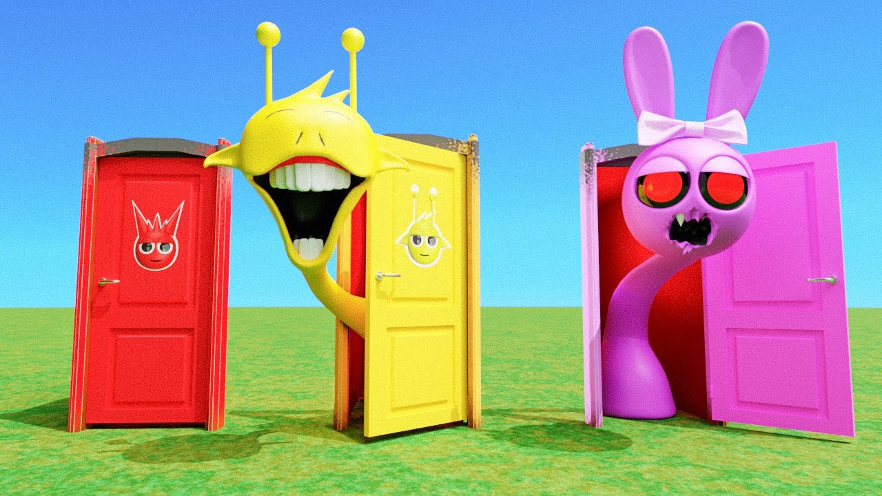 Choose the right door! Sprunki Incredibox!