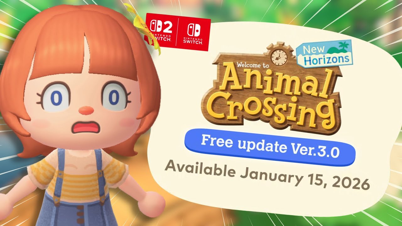 Nintendo наконец-то обновляет ACNH.