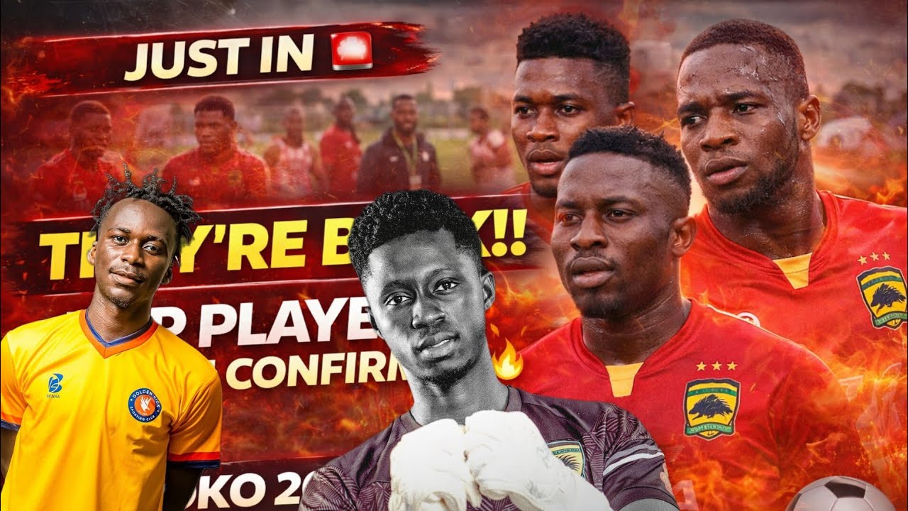 JUST IN: THEY’RE BACK!! TOP PLAYERS RETURN CONFIRMED... KOTOKO 20-MAN SQUAD FOR VISION ANNOUNCED ⚽