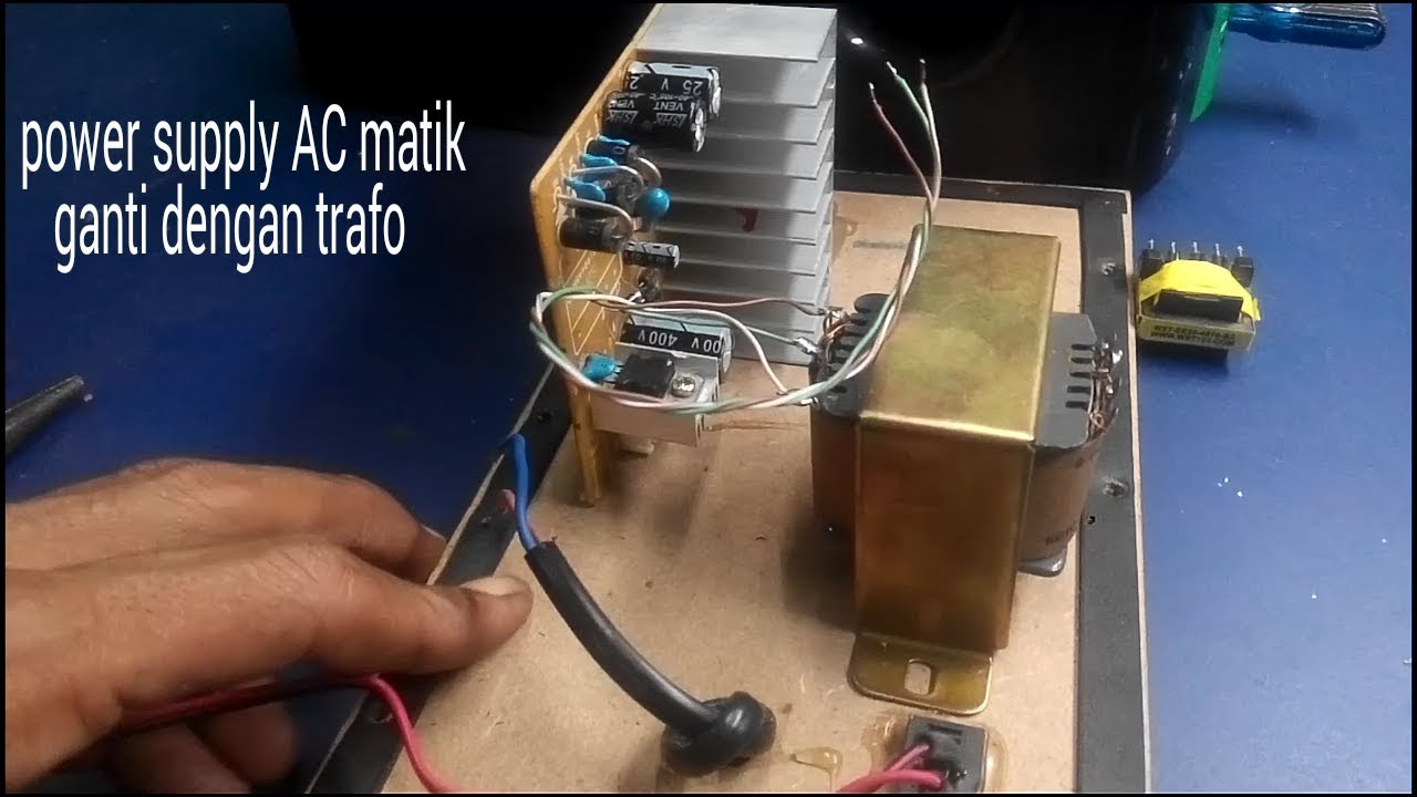 Cara ganti power supply AC matic dengan trafo