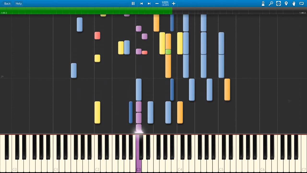 Josh Gad: In Summer | Midi Visualisation