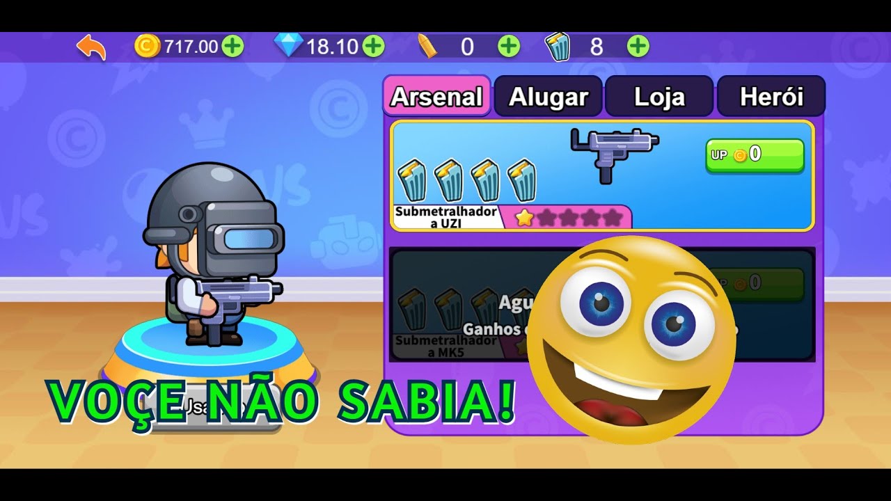 CURIOSIDADES SOBRE O GUN BATTLE PARTY - Como ganhar diamantes e sacar